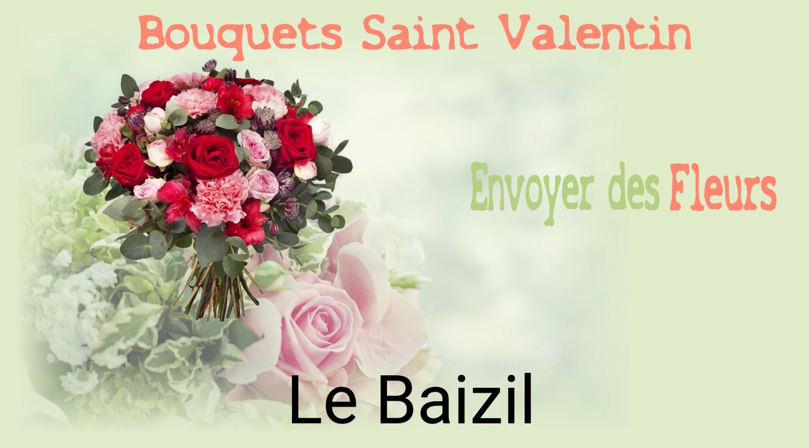 Roses de Saint-Valentin livrées à Le Baizil